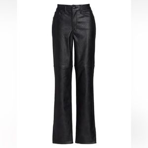 Good American- Good Boy Faux Leather Pants